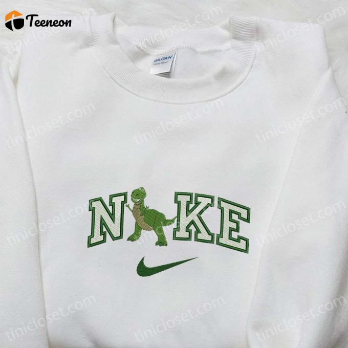 Stylish Nike X Dino Green Embroidered Sweatshirt Custom Hoodie &Amp;Amp; Cute T-Shirt – Shop Now!