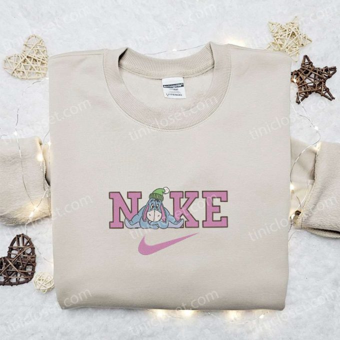 Nike X Eeyore Embroidered Sweatshirt – Winnie The Pooh Disney Shirt: The B Gift For Men Women Christmas Gift