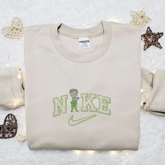 Nike X Ellie Fredricksen Embroidered Sweatshirt &Amp; Disney Shirt Unique Nike Inspired T-Shirt