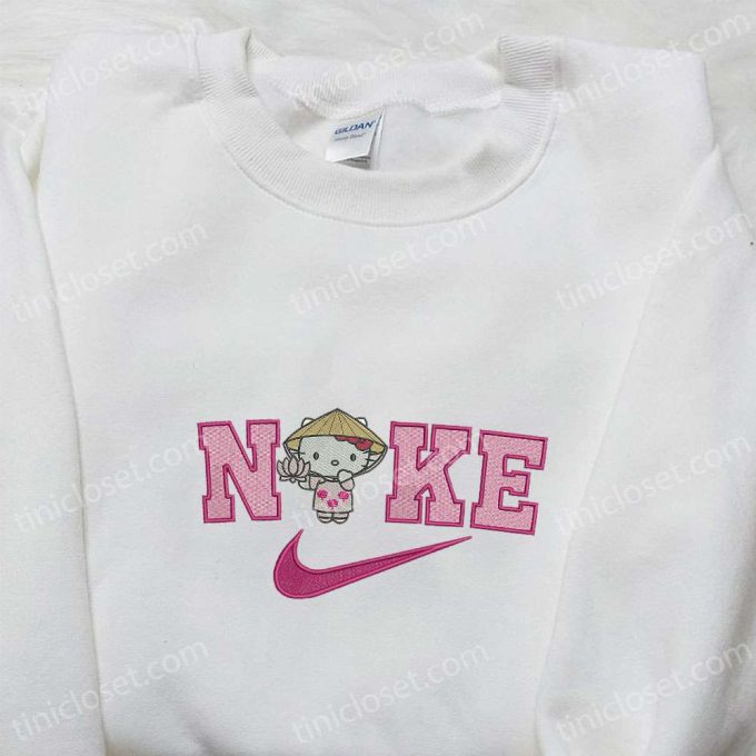 Nike X Hello Kitty Farmer Embroidered Shirt – Cute &Amp; Inspired D Gift For Men Women For A Trendy Look