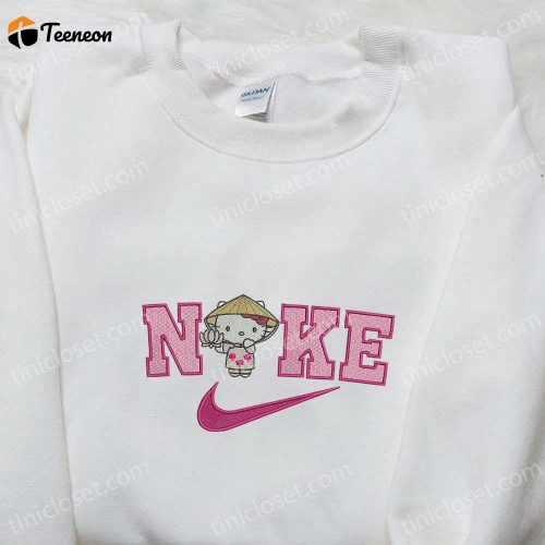 Nike x Hello Kitty Farmer Embroidered Shirt – Cute & Inspired D Gift for Men Women for a Trendy Look