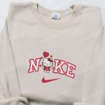 Nike x Hello Kitty Heart Balloon Shirt & Hoodie: Perfect Valentine’s Day Gift Ideas with Cute Cartoon Embroidery