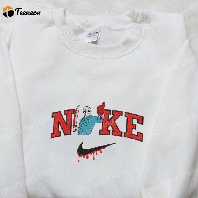 Nike X Jason Voorhees Super Like Killer Hoodie: Horror Movie Sweatshirt &Amp;Amp; T-Shirt