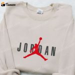 Nike x Jordan Embroidered Sweatshirt & NBA Sport Shirt: B Gift for Men Women Birthday Gift Ideas