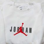 Nike x Jordan Embroidered Sweatshirt & NBA Sport Shirt: B Gift for Men Women Birthday Gift Ideas