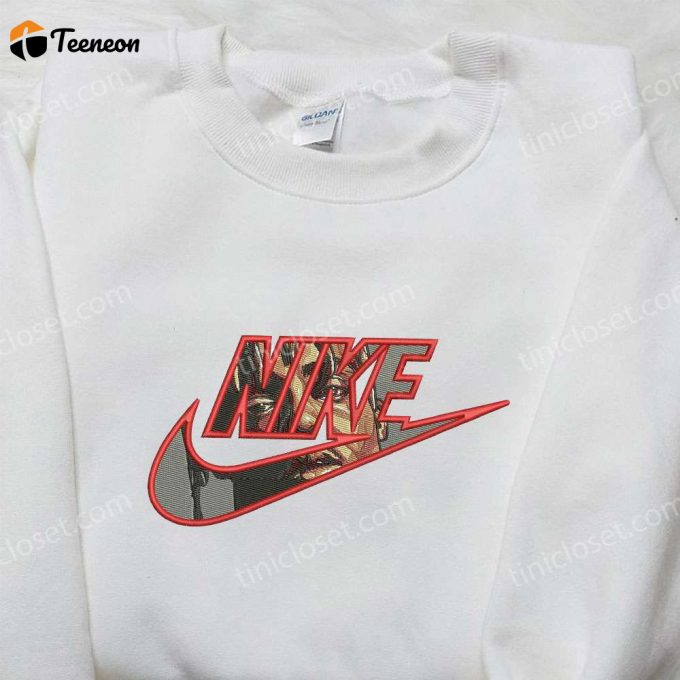 Nike X Juice Wrld Embroidered Shirt: Celebrity Inspired Nike Shirt