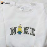 Nike x Kevin Minion Hoodie: Embroidered Sweatshirt & T-shirt Collection with Cartoon-inspired D Gift for Men Women