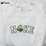 Nike x King Bob Minion Embroidered Shirt – Trendy Cartoon D Gift for Men Women by Nike for Minion Lovers