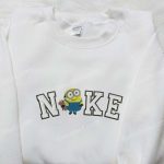 Nike x King Bob Minion Embroidered Shirt – Trendy Cartoon D Gift for Men Women by Nike for Minion Lovers