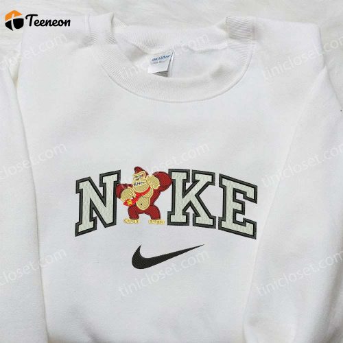 Nike x Kingkong Embroidered Shirt: Movie-Inspired and Nike Inspired D Gift for Men Women