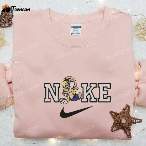 Nike x Meerkat Embroidered Sweatshirt: Animal Embroidered Shirt B Gift for Men Women Gift Ideas