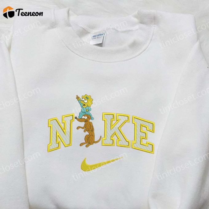 Nike X Maggy And Dog Embroidered Shirt – The Simpsons &Amp;Amp; Cartoon D Gift For Men Women Shop Now!