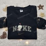 Nike x Milk Bear Love Embroidered Sweatshirt: Milk and Mocha Shirt B Gift for Men Women Gift Ideas