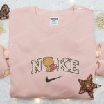 Nike x Mocha Bear Love Embroidered Sweatshirt Milk and Mocha Cartoon Shirt – B Gift for Men Women Valentine Gift Ideas