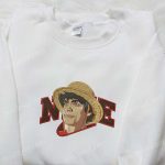 Nike x Monkey D Luffy Movie Embroidered Hoodie Anime Sweatshirt & T-shirt: Exclusive Nike Inspired Apparel