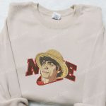 Nike x Monkey D Luffy Movie Embroidered Hoodie Anime Sweatshirt & T-shirt: Exclusive Nike Inspired Apparel