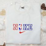 Nike x NBA Sport Embroidered Sweatshirt: B Gift for Men Women Gift for Family Nike Inspired Shirt – Shop Now!