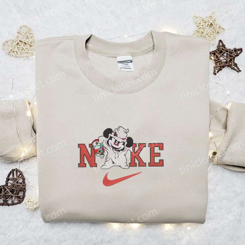 Disney Nike x Oogie Boogie Mickey Mouse Embroidered Shirt: B Gift for Men Women Family Gift Nike Inspired