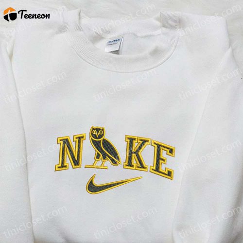 Nike x Owl Ovo Embroidered Hoodie & Custom Shirt – Nike Inspired T-Shirt