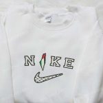 Nike x Pal Gift for Men Women Embroidered Hoodie & Flag Shirt: Unique Nike Inspired T-shirt