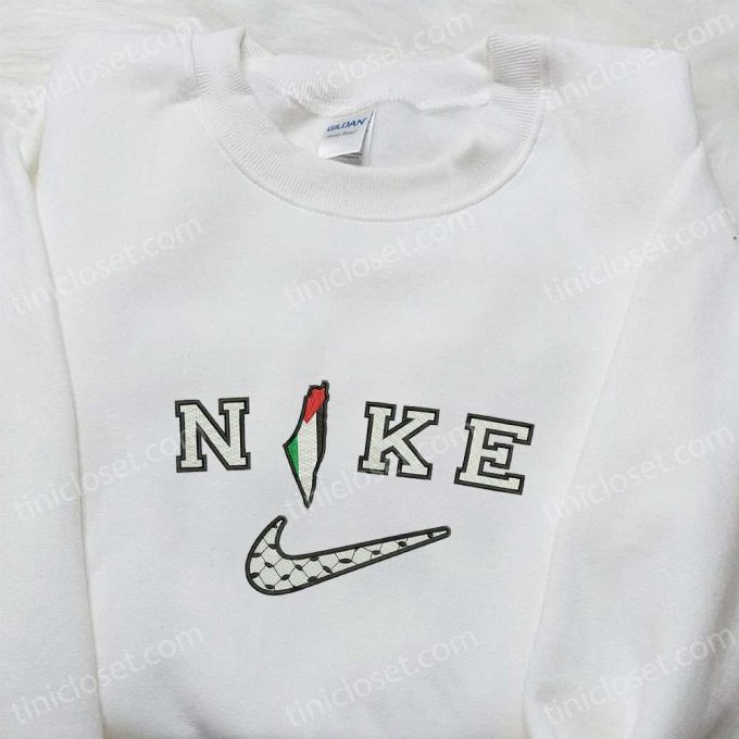 Nike X Pal Gift For Men Women Embroidered Hoodie &Amp; Flag Shirt: Unique Nike Inspired T-Shirt