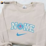 Nike x Paris Embroidered Hoodie & Flag Shirt: Stylish Nike Inspired Embroidered T-shirt