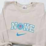 Nike x Paris Embroidered Hoodie & Flag Shirt: Stylish Nike Inspired Embroidered T-shirt