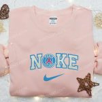 Nike x Paris Embroidered Hoodie & Flag Shirt: Stylish Nike Inspired Embroidered T-shirt