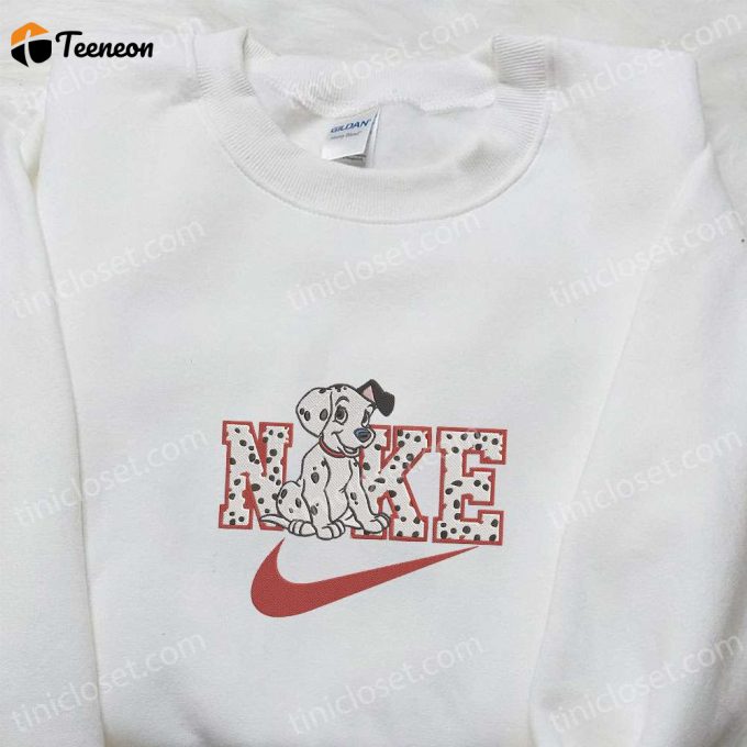 Nike X Patch Dog &Amp;Amp; 101 Dalmatians Embroidered Sweatshirt – The B Gift For Men Women Disney Gift