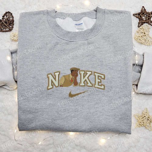 Disney Characters Embroidered Sweatshirt – Nike x Prince Naveen Cartoon Shirt Perfect Family Gift