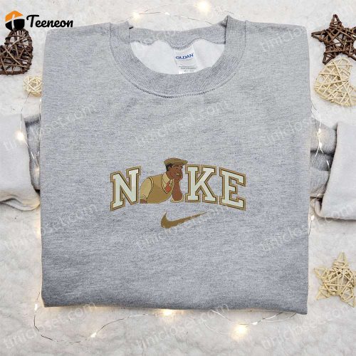 Disney Characters Embroidered Sweatshirt – Nike x Prince Naveen Cartoon Shirt Perfect Family Gift