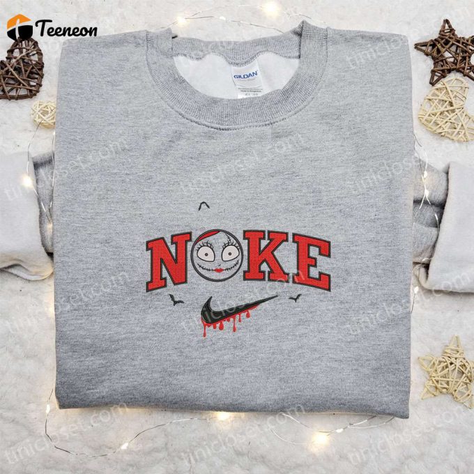 Nike X Sally Bats Hoodie Nightmare Before Christmas Embroidered T-Shirt Nike Inspired Sweatshirt