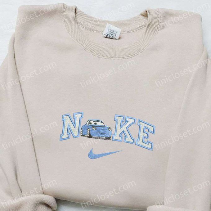 Nike X Sally Cars Embroidered Hoodie &Amp; Disney Pixar Shirt Nike Inspired T-Shirt