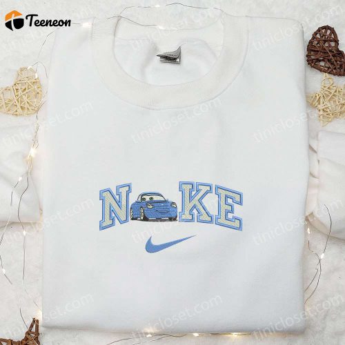 Nike x Sally Cars Embroidered Hoodie & Disney Pixar Shirt Nike Inspired T-shirt