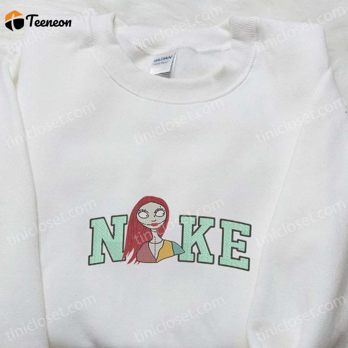 Nike X Sally Embroidered Shirt Nightmare Before Christmas Hoodie &Amp;Amp; Inspired Sweatshirt