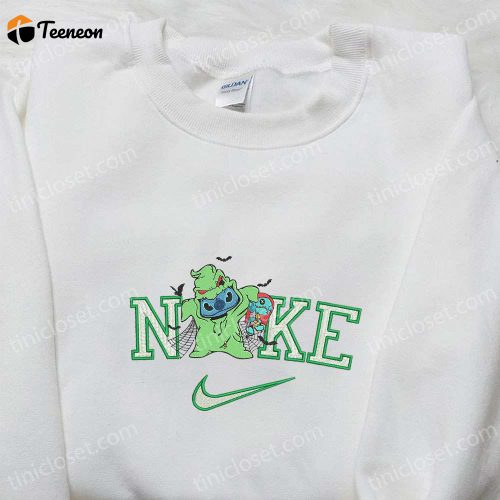 Nike x Sally Stitch Oogie Boogie Embroidered Shirt – Unique Nike Inspired D Gift for Men Women for an Amazing Look!