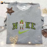 Nike x Shrek Embroidered Sweatshirt – Cartoon Inspired Shirt for Men and Women