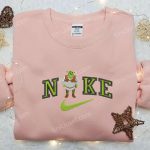 Nike x Shrek Embroidered Sweatshirt – Cartoon Inspired Shirt for Men and Women