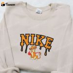 Nike x Simba Embroidered Shirt: B Gift for Men Women Family Gift Idea Nike Inspired T-Shirt