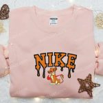 Nike x Simba Embroidered Shirt: B Gift for Men Women Family Gift Idea Nike Inspired T-Shirt