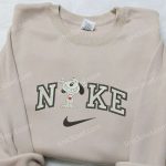 Nike x Snoopy Smile Sweatshirt: Peanuts Cartoon Embroidered Shirt Nike Inspired – Shop Now!