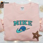 Nike x Snorlax Anime Embroidered Sweatshirt & Pokemon Shirt: B Gift for Men Women Family Gift Ideas