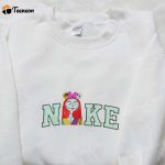 Nike x Spooky Sally Embroidered Shirt: Nightmare Before Christmas Characters T-shirt & Nike Inspired Sweatshirt