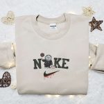 Nike x Spooky Shock Embroidered Shirt Nightmare Before Christmas Characters T-shirt Nike Inspired Sweatshirt