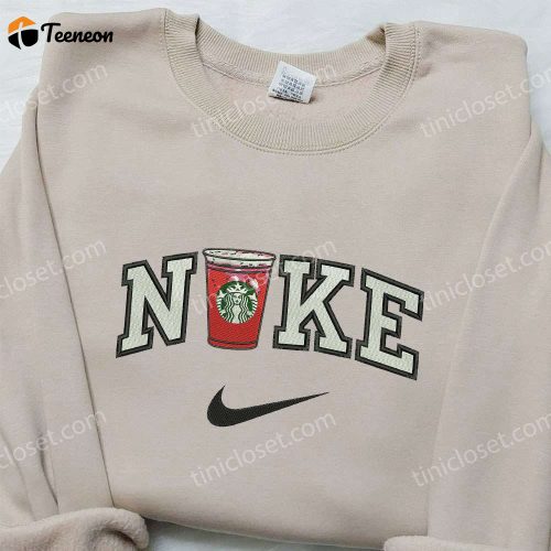 Nike x Starbucks Embroidered Sweatshirt: Favorite Drink Shirt – Get Inspired with Nike-Inspired Embroidery