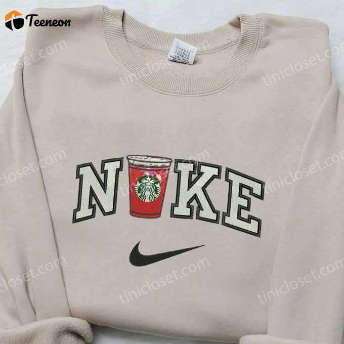 Nike X Starbucks Embroidered Sweatshirt: Favorite Drink Shirt – Get Inspired With Nike-Inspired Embroidery