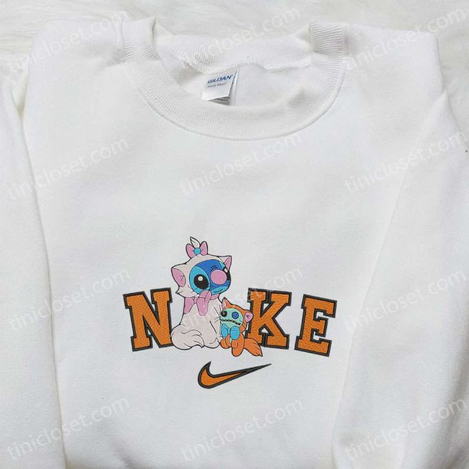 Nike X Stitch Aristocats Embroidered Shirt: Stylish Nike Inspired Apparel With Disney S Aristocats Theme