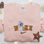 Nike x Stitch Aristocats Embroidered Shirt: Stylish Nike Inspired Apparel with Disney s Aristocats Theme