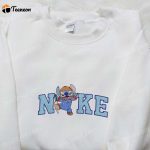 Nike x Stitch Chucky Embroidered Shirt Funny Horror Movie Characters T-shirt Nike Inspired Sweatshirt