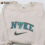 Nike x Stitch Dance Cartoon Embroidered Sweatshirt: Disney Characters Hoodie – Perfect Family Gift!